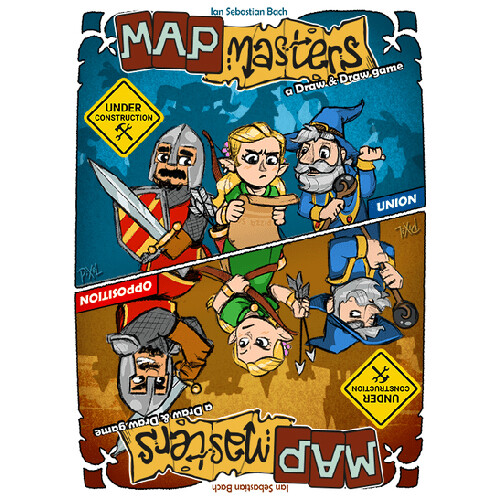 Asmodee Map Masters - Board Game