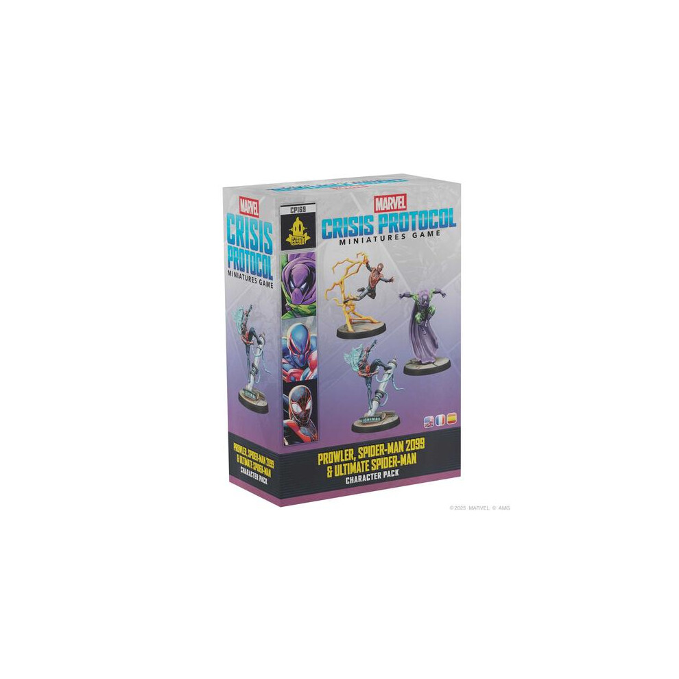 New Asmodee Marvel: Crisis Protocol - Prowler, Spider-Man 2099 & Ultimate Spider-Man