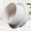 160mm ABS Ventilation Duct Check Valve Backdraft Prevention PVC Pipe Compatible Durable Fit 3