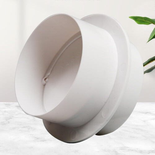 160mm ABS Ventilation Duct Check Valve Backdraft Prevention PVC Pipe Compatible Durable Fit 2