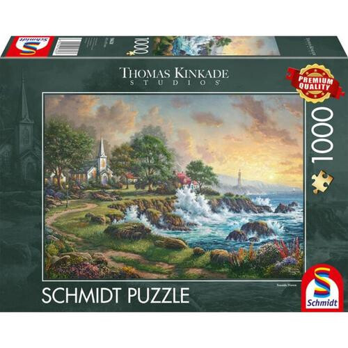 Asmodee Thomas Kinkade: Seaside Haven (1000 Pieces) - Board Game