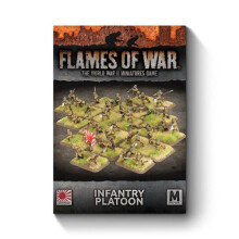 Flames of War: Japanese Infantry Platoon (x64 Figures) - Tabletop Miniatures Wargame
