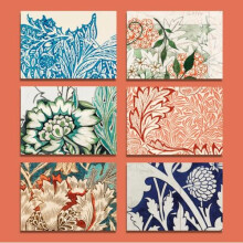 William Morris Postcard Set - Book