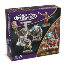 Heroscape: Crimson Widow and Dreadnoughts of Caraway Cavern Army Expansion - Board Game
