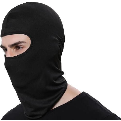 Balaclava / skimaske / MC hætte Sort 1-pack 2