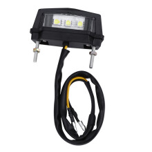LED Motorcycle License Plate Light Waterproof Energy Saving Easy Install Rear Lamp for Motorbikes