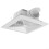 Integrated Ceiling Ventilation Fan ABS 20x20cm Kitchen And Bath Powerful Airflow Silent Operation 1