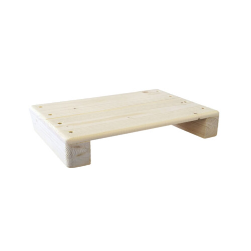 NonSlip Foot Rest Solid Wood Footstool Multifunctional Step Stool For Home Use Shoe Stool Style A