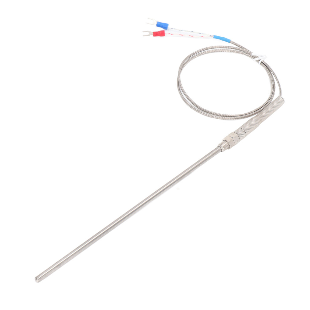 K Type Thermocouple 200mm Probe Fast Response Temperature Sensor 2m Cable