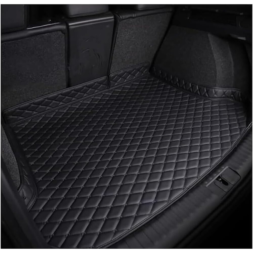 Waterproof Car Boot Mat For Mg Hs Trophy 20202025, Leather Trunk Cargo Liner Protector All Black 9189345535116
