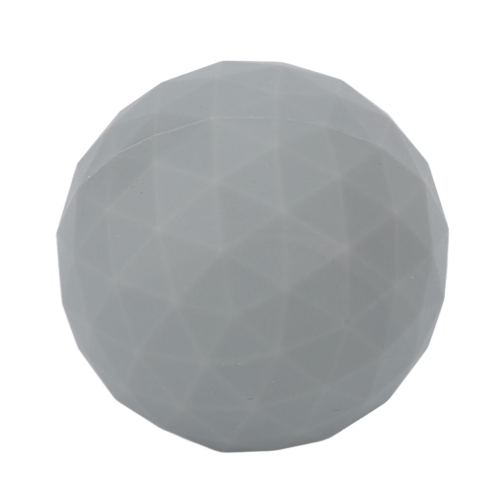 Gray Muscle Knots Massage Ball 6Cm Silicone Trigger Point Relaxation