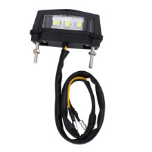 Motorcycle LED License Plate Light Low Power Consumption Night Illumination For Motorbikes And Utility Trailers