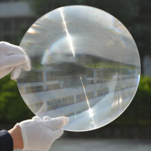 Big Dia 350mm Solar Fresnel Lens PMMA Optical Focal Length 185mm 900mm Solar Concentrator Large Magnifying Glass 1 Piece