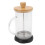 600ml hitzebeständiger Borsilikat-KaffeekPress mit Bambusdeckel 8
