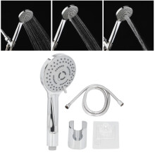 Handbrause G1/2 | 3-funktionaler ABS-Wandhalter, 480g