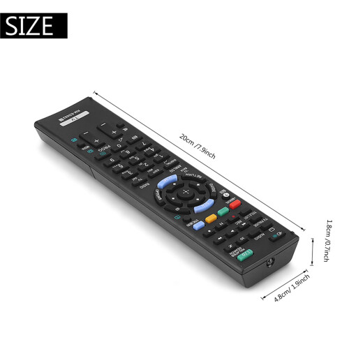 Power Supply by Alkaline Battery, Universal Remote for Sony TV, Solid Quality (High Compatibility) 2