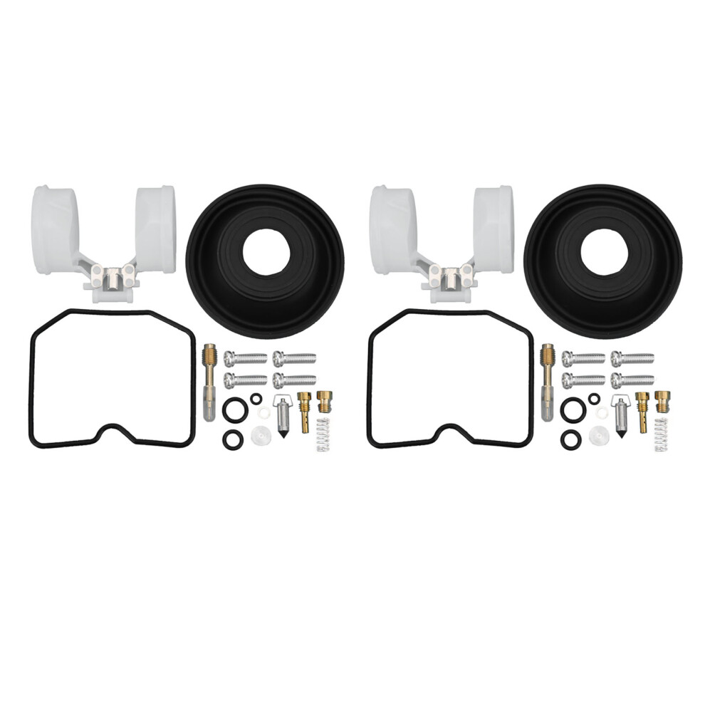 Carburetor Overhaul Kit, Motorcycle Carburetor Parts Diaphragm Float Replacement Ensuring High Quality Material And Easy Installation For Kawasaki 9340959955114