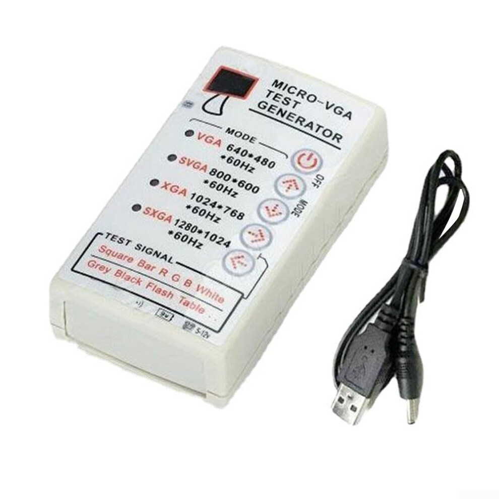 Vga Display Signal Generator Compact Portable Monitor Troubleshooting And Tool 9347817384048