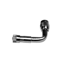 2pcs Angled Valve Stem Extension Adapter for Car and Bike, Durable Metal Right Angle Design for Easy Inflation