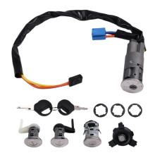 Ignition Lock Car Door Lock Fuel Tank Lock Set of 3 Locks + Neiman + Fuel Cap + 2 Keys for  206 (From 1998)