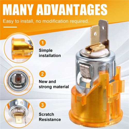 Car Cigarette Lighter Base Cigarette Lighter Socket Plug Elements Bezel 51167052720 For  Car Accessories