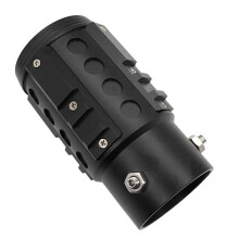 Car Universal Exhaust Pipe Decoration Racing Tail Throat Personalized Modification Tail Throat Aluminum Alloy Black