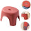 Small Plastic Stool with Nonslip Stable Design for Bathroom, Stackable Kids Step Stool 3