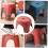 Small Plastic Stool with Nonslip Stable Design for Bathroom, Stackable Kids Step Stool 5