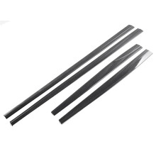 4PCS Exterior Outer Door Bottom Trim Carbon Fiber Color for  Seal /  ATTO 4