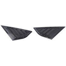 Carbon Fiber Car Rear Window Blinds Side Tuyere Louvers Vent Cover for Focus MK3 Hatchback 2012-2018