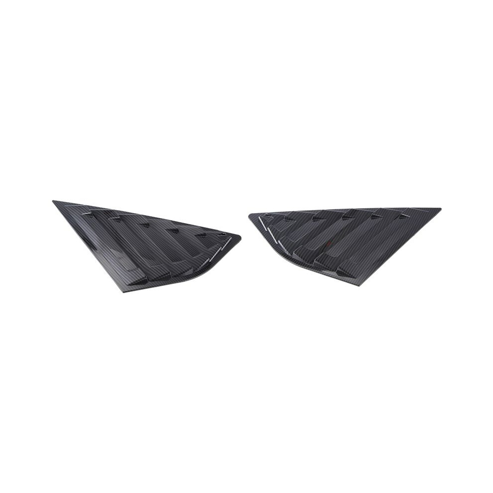Carbon Fiber Car Rear Window Blinds Side Tuyere Louvers Vent Cover For Focus Mk3 Hatchback 2012-2018 4762825953959