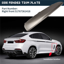 Seitenverkleidung für Auto-Luftkanal, für X6 F16 2015-2019 35i 35iX 5iX 50iX, Dekorleiste für Vordere Kotflügelentlüftung, 51767361418 R