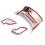 Car Center Console Armrest  Button Decorative Cover Abs Chrome-Plated for - B-Class GLB 2020 4