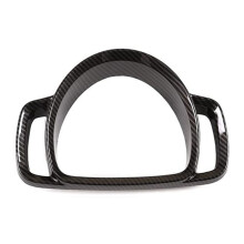 For - Fortwo 09-15 Center Console Instrument Panel Frame Decorative Frame Carbon Fiber Texture Style
