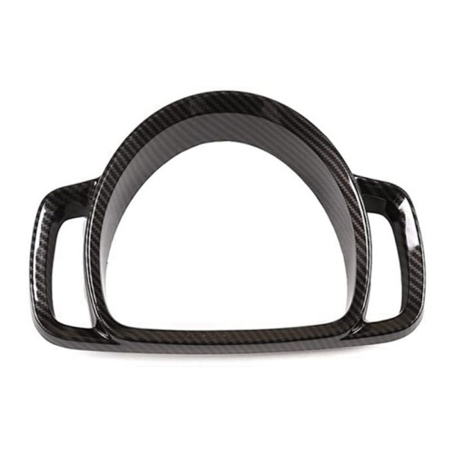 For -  Fortwo 09-15 Center Console Instrument Panel Frame Decorative Frame Carbon Fiber Texture Style