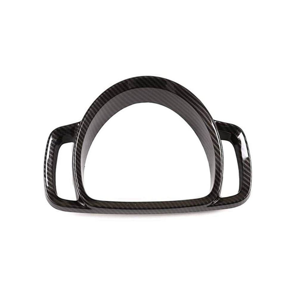 For - Fortwo 09-15 Center Console Instrument Panel Frame Decorative Frame Carbon Fiber Texture Style 6032210666107