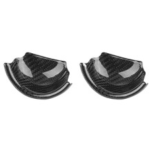 Real Carbon Fiber Car Interior Door Handle Cover Inner Pull Handle Stickers for Cooper F56
