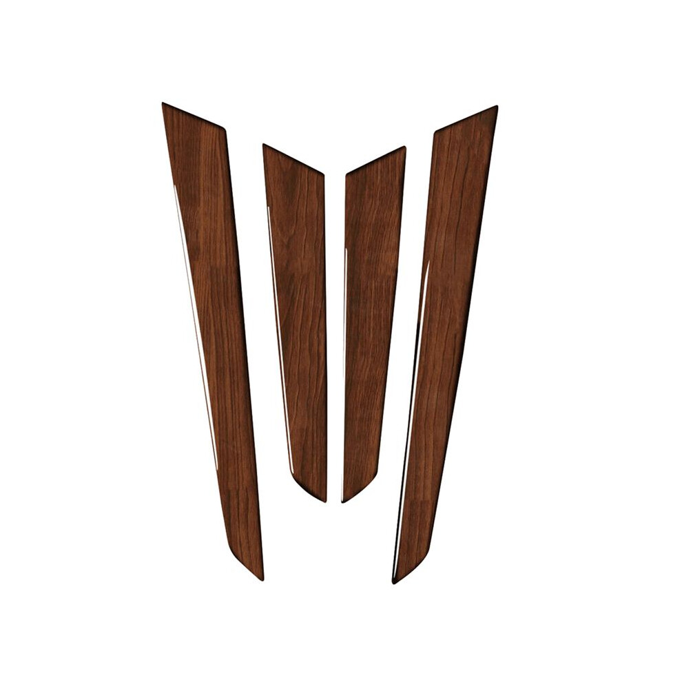 4Pcs Interior Door Panel Cover Wood For C Class W204 2007-2013 Brown/Grain 6032740241652
