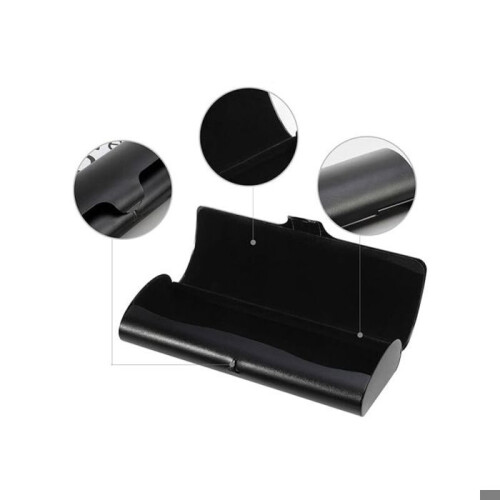 Brillenetui aus Aluminium, grau, stabil, leicht, elegantes Design 1