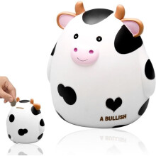 Sparschwein ZGEER Kuh Vinyl Kind Geburtstag Weihnachtsgeschenk