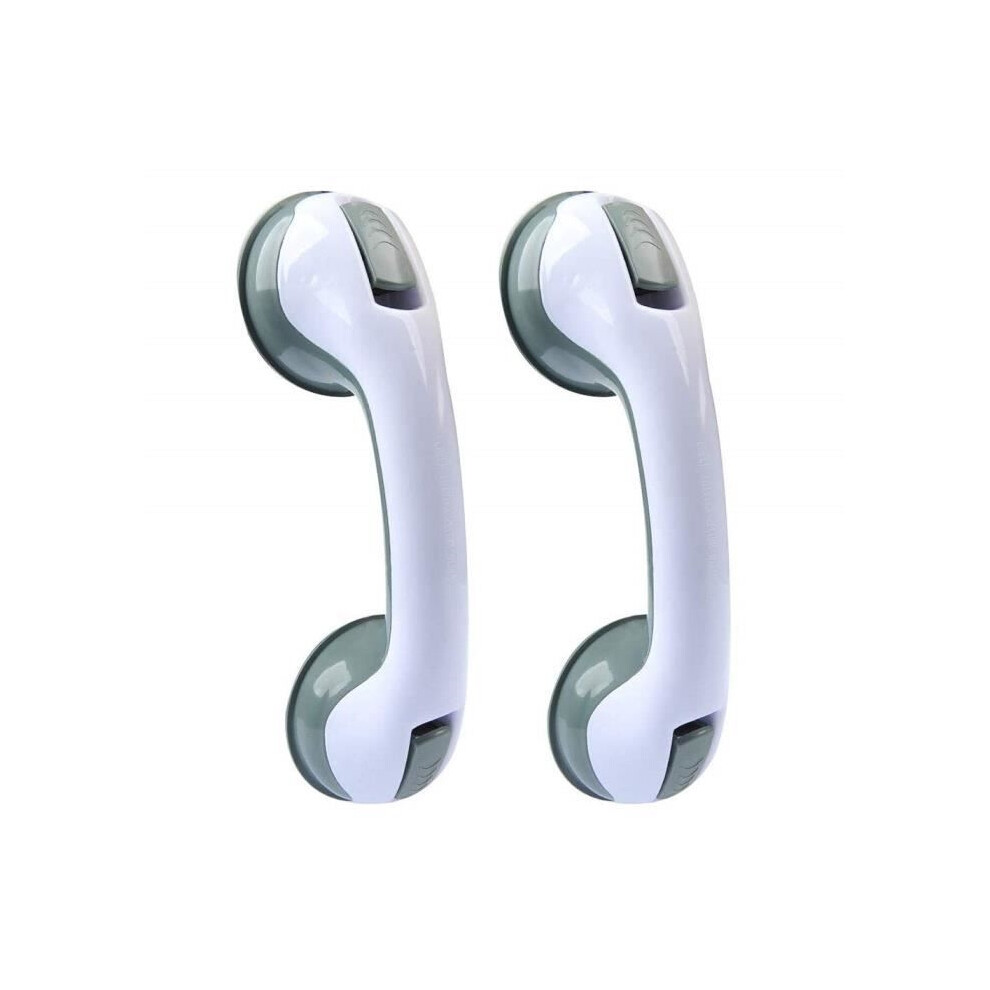 Aihontai Grey Pcs Safety Bathtub Handle/ Shower Grip/Suction Cup For Bathroom + Toilet (Grey)