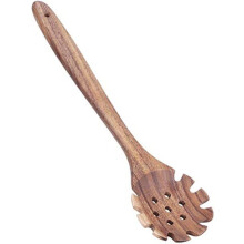 Nudellöffel – Teak – 32 x 8 cm – hitzebeständig – antihaftbeschichtet – leicht zu reinigen