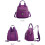 Rucksack – Damen – Lila – Nylon – elegant – langlebig 3