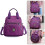 Rucksack – Damen – Lila – Nylon – elegant – langlebig 5