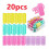 Haarrollers, plastic haarrollers, snapon-rollers, SelfGrip-rollers, hitteloos, voor salon, dames, 20 stuks 1