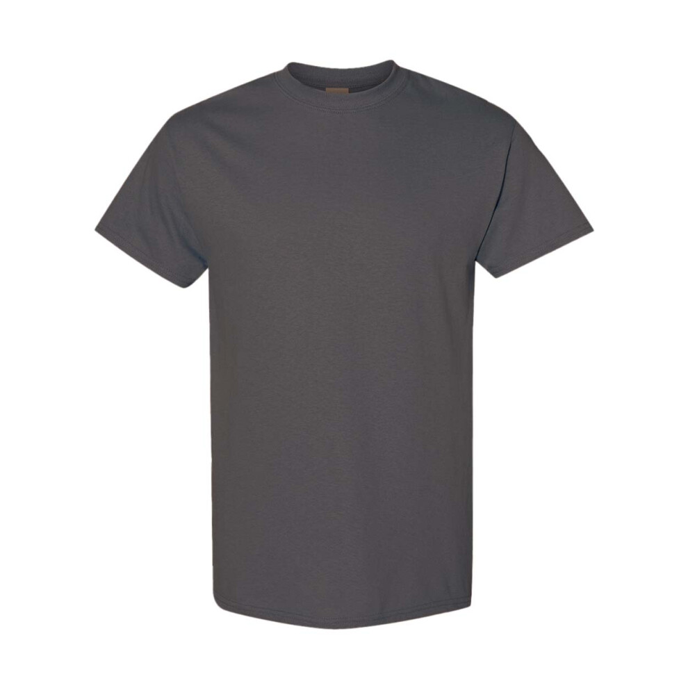 Gildan (Xl, Tweed) Mens Heavy Cotton Short Sleeve T-Shirt (Pack Of 5) Multicoloured