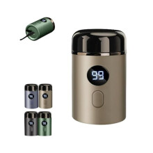 Easy Trim Razor, Mini Elektrisch Scheerapparaat voor Mannen, Mini Scheermes voor Intieme Gebieden, Wasbaar, Draadloos, USB, voor Reizen, Nat