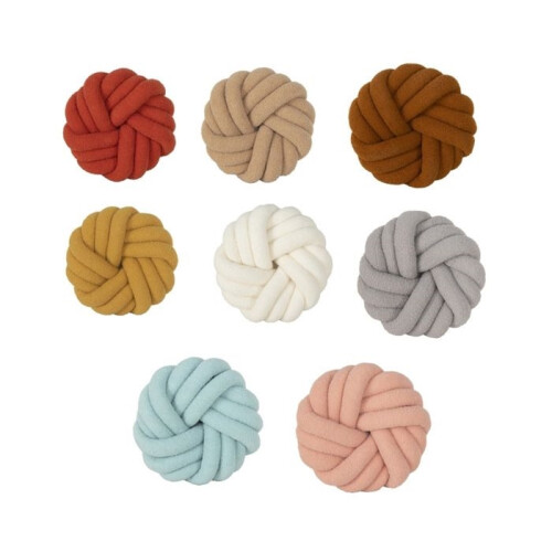 Sierkussen - Niet gespecificeerd - 35x35 cm - Lamspluche - Karamelkleur - Eigentijds design 2
