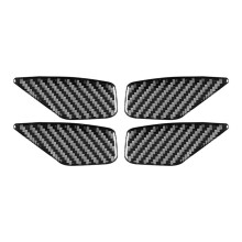 For 5 Series G30 G38 2018-2021 Carbon Fiber Car Inner Door Bowl Cover Trim Decorative Stickers Interior Accessoriess