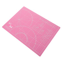 Self Healing Cutting Mat DoubleSided NonSlip Pink PVC for Quilting Sewing and Crafting